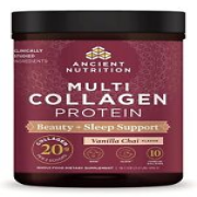 Ancient Nutrition Multi Collagen Protein Beauty + Sleep Vanilla Chai ( 1.0 LB)