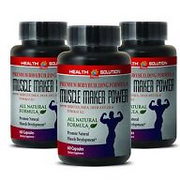 Muscle Building - MUSCLE MAKER PLUS - Promote Natural Muscle Development - 3 Bot