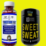 Hi-Tech Pharmaceuticals TURKESTERONE 650 60 Tab.+ Sweet Sweat Jar 13.5 oz Cream