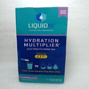 Liquid I.V~Electrolyte Hydration Drink Mix Packets~Grape~10ct~Exp 6/24~Taped Box
