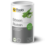 Bio Erbsen Protein Pulver (300 g), 80% pflanzliches Protein, vegane Proteinquelle, reich an Eisen, enthält natürlicherweise Phosphor und alle acht essentiellen Aminosäuren