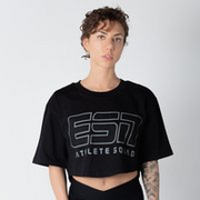 ESN | Athlete Squad Cropped T-Shirt  | Black | S