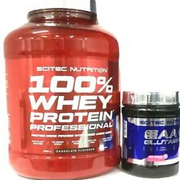 (27,62€/kg)Scitec Nutrition 100%Whey Protein Professional 2350g+Bonus EAA 300g
