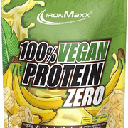 IronMaxx 100 % Vegan Protein ZERO, 500 g Beutel, Special Edition: Sunny Banana