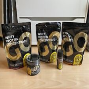 Whey Protein 3x 500g Gold Gym Nutrition + Glutamine + Booster