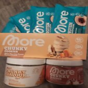 More Nutrition Chunky Flavour Milchreis Zimt/Butterkeks/Griespudding 4×/Cookies