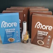More Nutrition Protein Cereals Chocolate,Cinnalicious & Honey Mustard sauce Neu