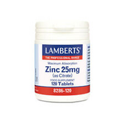 LAMBERTS Zink 25mg (Citrat) 120 Tabletten