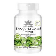 Bacopa Monnieri Extrakt - 60 Kapseln Brahmi, 20% Bacoside - vegan | herba direkt