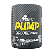 OLIMP PUMP XPLODE POWDER PRE-WORKOUT AAKG CAFFEINE FREE 33 SERVINGS FRUIT PUNCH