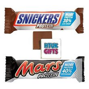 Protein Bar Bundle with Snickers Protein Bar and Mars Protein Bar The (18 Each)
