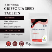 5-HTP 200mg Griffonia Seed L-5-Hydroxytryptophan x90 Tablets