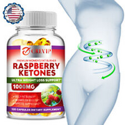 Raspberry Ketones 1000mg - Weight Loss, Reduce Belly Fat & Appetite Suppressant