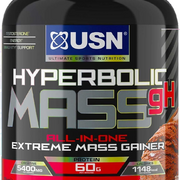 USN Hyperbolic Mass GH All In One Weight Gainer 2KG Muscle Fuel Gain Anabolic