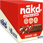 Nakd Bakewell Tart Natural Fruit & Nut Bars - Vegan - Healthy Snack - Gluten - x
