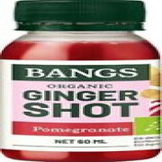 Bangs Organic Ginger with Pomegranate Shot 60ml-5 Pack