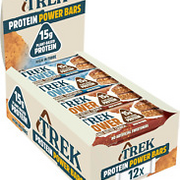 TREK Protein Power Bar Variety Pack - Plant Based - Gluten Free - Vegan Snack -
