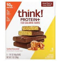Protein+ 150 Calorie Bars, Salted Caramel, 5 Bars, 1.41 oz (40 g) Each, Low GI Bar, Gluten Free [my]