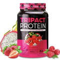 Nutrology TRIPACT Protein Powder, 7-in-1 Meal Replacement Shake with Grass Fed Whey Protein Powder, Pea Protein Powder - Superberry (40 Servings) & Vanilla Latte Cinnamon (40 Servings)