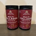 (2) Ancient Nutrition Multi Collagen Protein Unflavored 8.6 oz Exp 02/27 “READ”