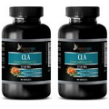 belly fat burner pills - CLA 1250mg - weight loss - 2 Bottles 180 Softgels