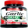 Garlic Pills 6000 mg Equivalent 200 softgels Organic Garlic 200 Capsules Garlic