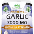 Odorless Pure Garlic 3000 mg per Serving Maximum Strength 150 Soft gels