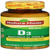 Nature Made - Vitamin D3 2000 IU - 100 Tablets