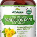 USDA Organic Dandelion Root 10:1 Extract, 3000 Mg Strength, 120 Capsules, 4 Mont