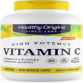 Healthy Origins Vitamin C (Non-GMO), 1,000 mg - Vegan 360 Count (Pack of 1)