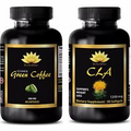 Antioxidant herbs - CLA - GREEN COFFEE CLEANSE COMBO - cla oil for Weight loss