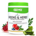 OZiva Superfood Greens & Herbs Supergreens powder & 34 Detox Ingredients 250g l