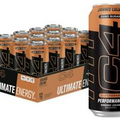 C4 Ultimate Sugar Free Energy Drink, Orange Cream Pre Workout 16 Oz (Pack of 12)