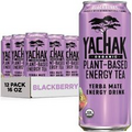 New Yachak Yerba Mate Drink, Blackberry, Bottled Tea Drink, 16 oz, 12 Cans