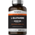 Piping Rock L Glutamine Capsules | 2000 mg | 240 Count | Free Form Amino Acid Supplement | Non-GMO, Gluten Free
