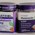 Lot Of 2 Natrol Melatonin Sleep Gummies Strawberry 5mg 60 Each Gummies Ex: 12/24