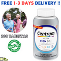 Multivitamina para Hombres 50+ con Vitamina D3, B, Zinc - 200 Tabletas - Nuevo -