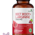 Futurebiotics Beet Root + L-Arginine 2000 MG, Non-Gmo, 120 Vegetarian Capsules