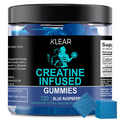 CREATINE INFUSED GUMMIES Beast Bites Supplements Sweet Blue Raspberry 120ct. USA
