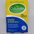 Culturelle Health  Wellness Probiotic 30 Vegetarian Capsules Dairy-Free,