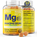 Magnesium Supplement Complex 400mg, Magnesium Glycinate, Malate, CitrateTurmeric