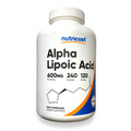 Nutricost Alpha Lipoic Acid - 600mg Per Serving-240 capsules, Exp 08/25 SEALED
