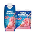 Pure Protein Strawberry Milkshake Complete Protein Shake, Gluten Free, 11 fl oz,