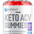 Slimsculpt Keto Gummies - Slim Sculpt ACV Gummys Weight Loss OFFICIAL - 1 Pack