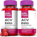 Keto Fresh Gummies - Keto Fresh ACV Gummys For Weight Loss OFFICIAL - 2 Pack