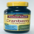 Nature Made Cranberry Extract 450 mg 60 softgels each 7/2025 FRESH!