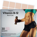 Vitamin B12 Patch for Energy plus – 30 Count Vitamin B12 Patches – B12 Vitamins
