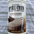 NaturesPlus SPIRU-TEIN, Chocolate - 1.05 lb - Plant-Based Protein Shake