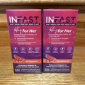 2 InFast For Her Watermelon 10 Packets Intermittent Fasting Powdered Supplements