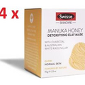US 4 x Swisse Manuka Honey Detoxfying Clay Mask ~ 70g Australia Clay 2.5oz